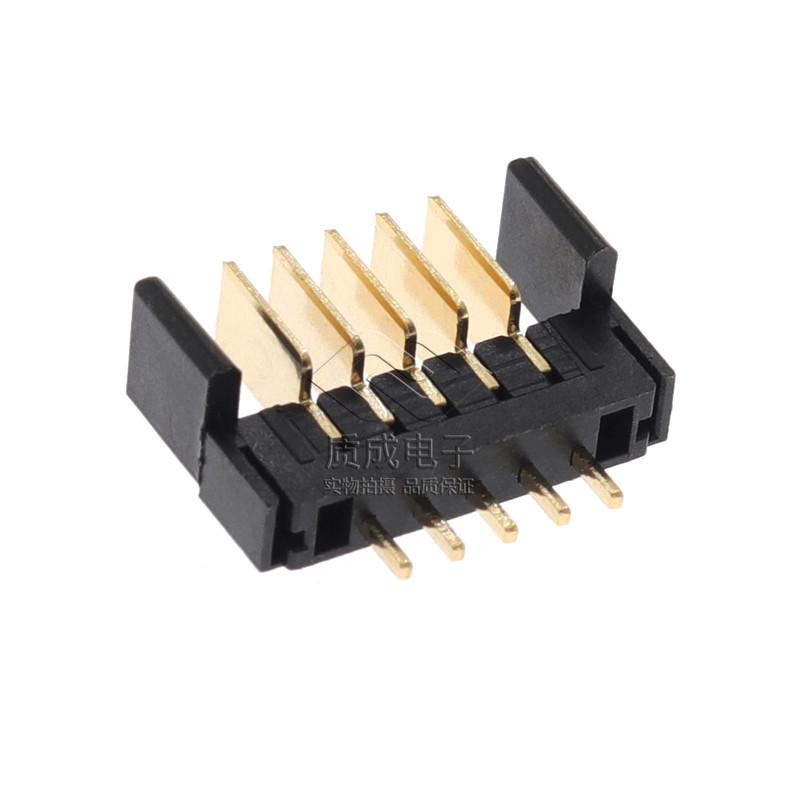 刀片電池連接器公座2.0間距5P直插 ZC-05P20LHC智能門鎖鋰電池