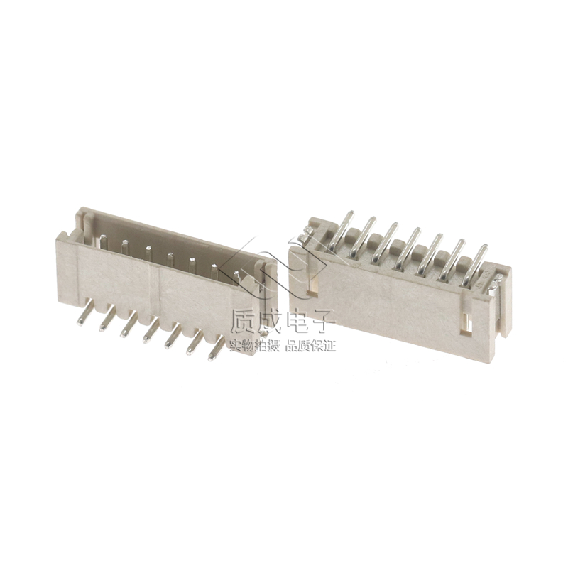 廠家直供WAFER貼片針座 1.5間距立式7P條形連接器 1.5-7A線束插座