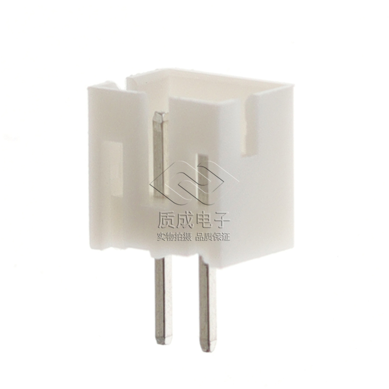 PH2.0-2A直針針座 2.0-2P白色立式接插件 WAFER針座2.0電池連接器