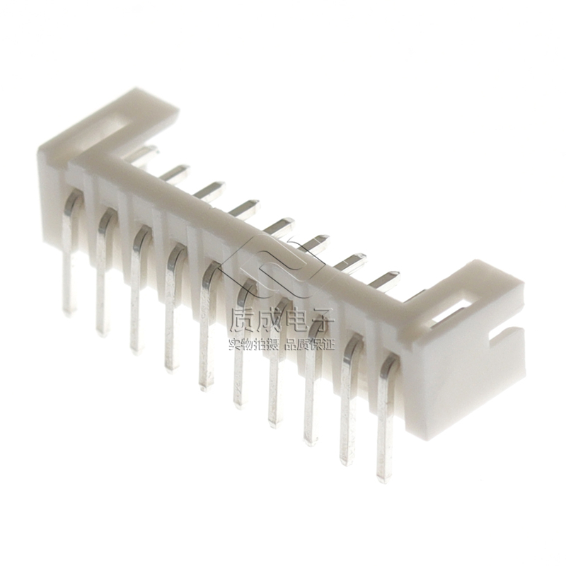 2.0-10AW彎腳單排母插 PH2.0-10P線束端子接插件 2.0臥式插件