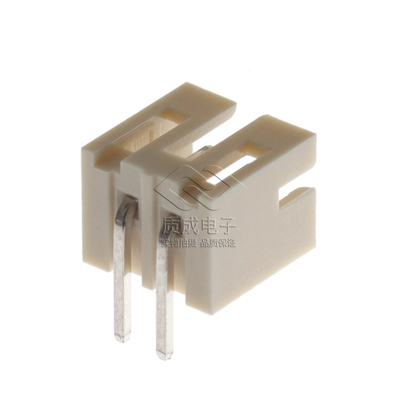 2.0-2AW米色彎針插件 PH2.0臥式端子連接器 WAFER針座接插件2pin