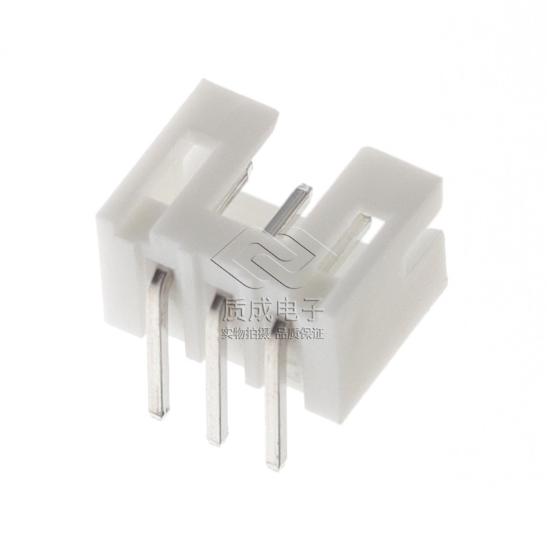 廠家直銷針座連接器PH2.0-3AW臥式插件 2.0間距彎針針座3PIN白色