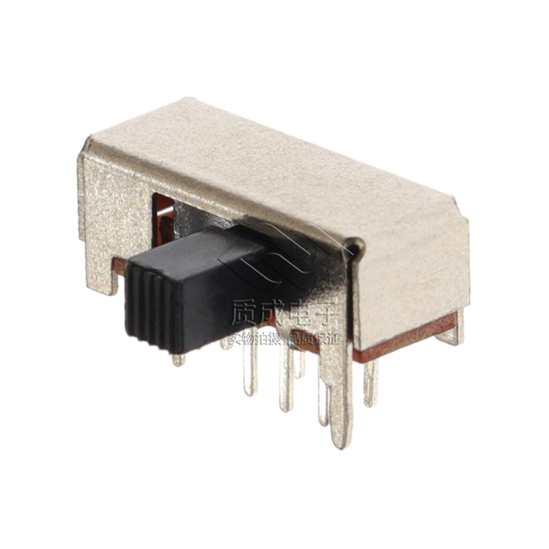 質成撥動開關SK-23D06 側撥雙排三檔藍牙音響滑動開關 柄高L2-8