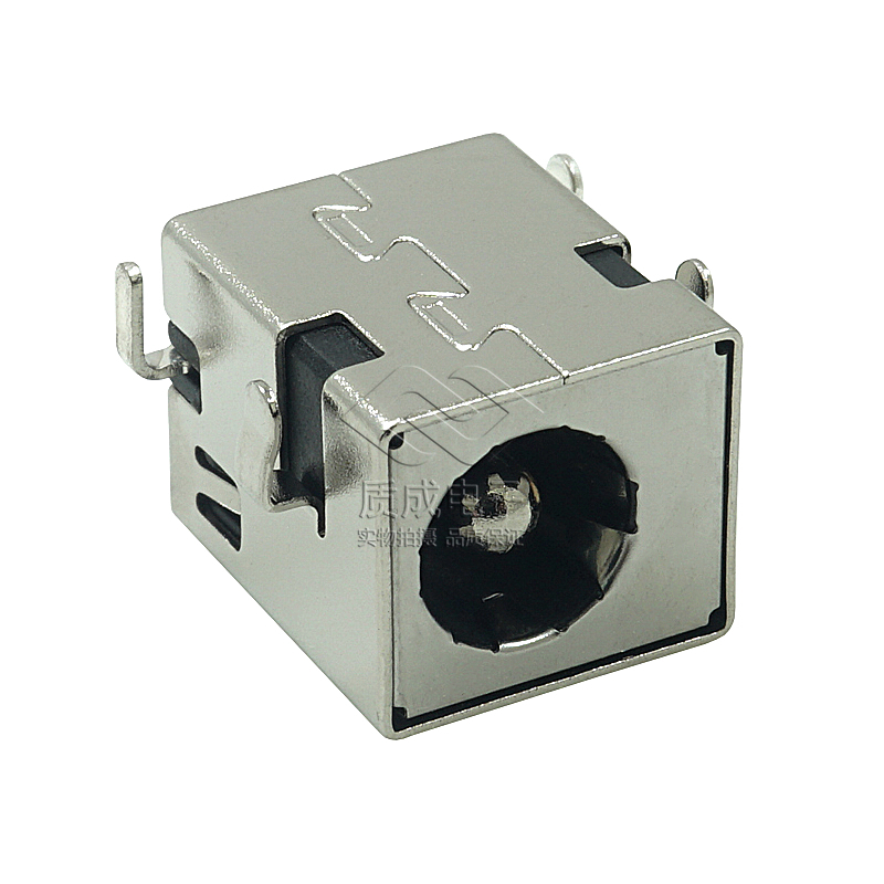 7A大電流DC充電插座DC-0116A沉板式金屬外殼母座耐高溫