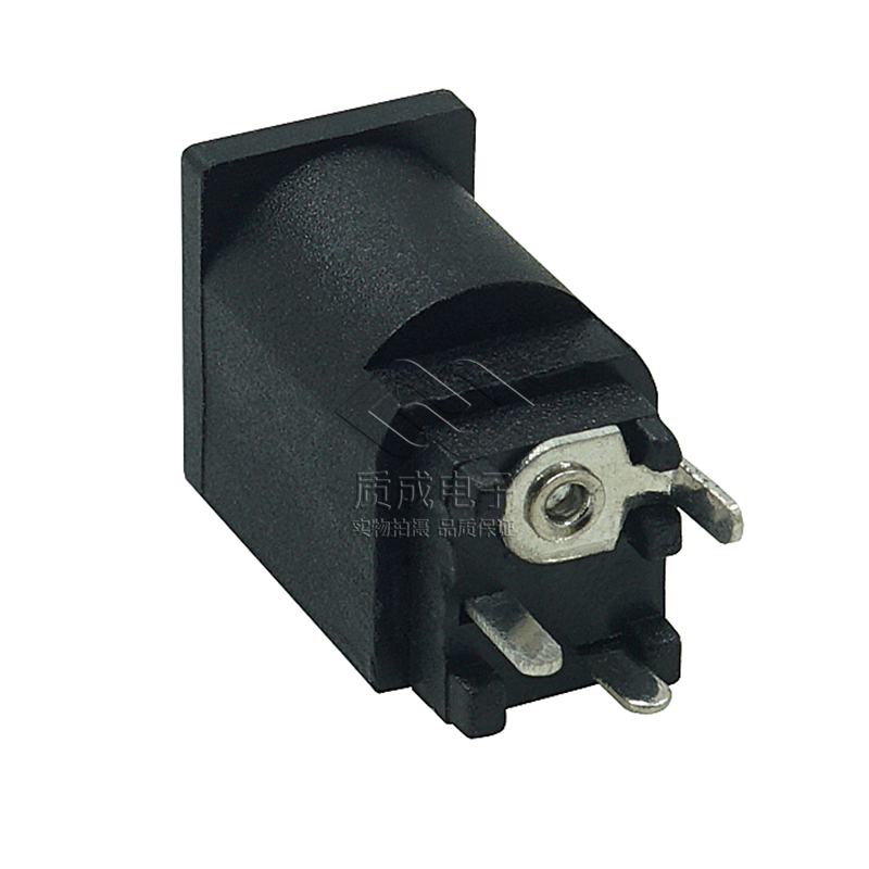 智能音箱充電DC插座DC-002F-1.65立式插板直流插座接口