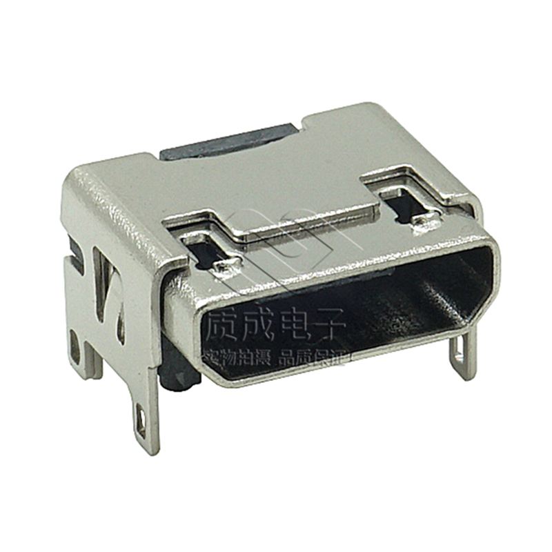 MICRO USB連接器5P USB端子母座 BF 墊高2.5平口直邊6.6卷帶