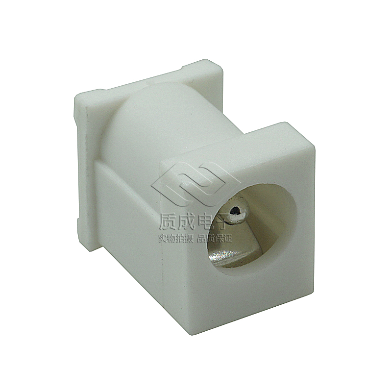 DC-012D-2.0立式DC電源插座白色充電插座接口