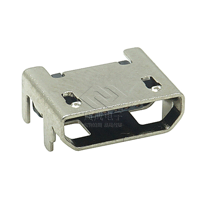 MICRO 5P 四腳平口無柱6.2MM