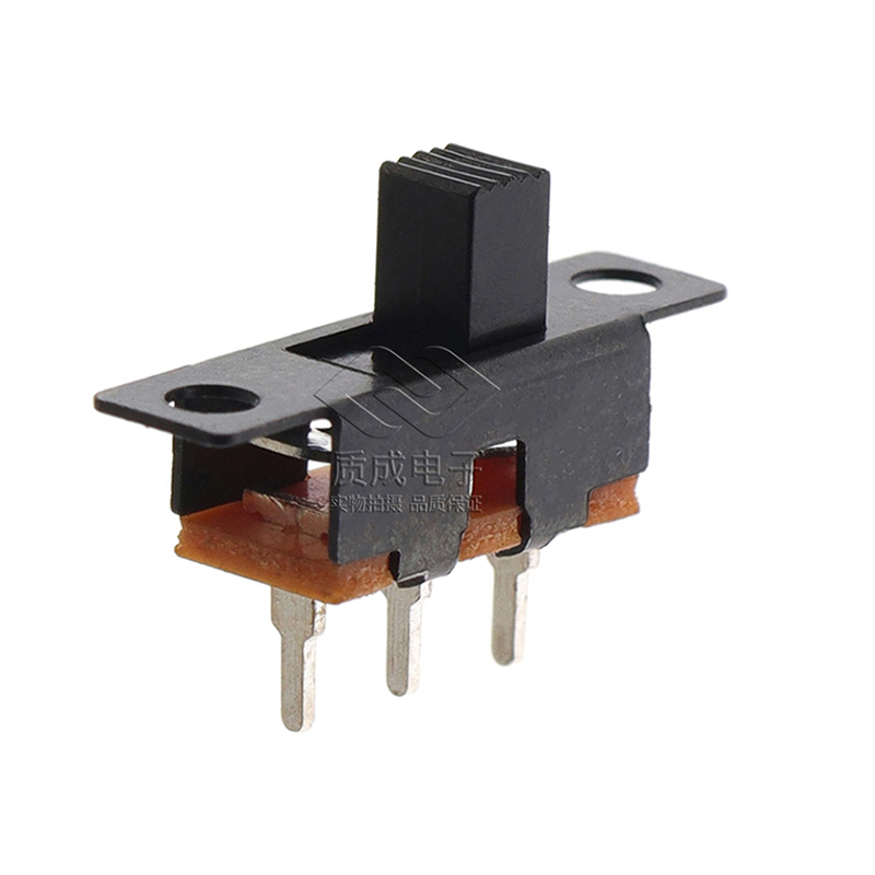 撥動(dòng)開(kāi)關(guān)單排3腳兩檔SS-12F75立式船型手電筒滑動(dòng)開(kāi)關(guān)柄高L2-12MM