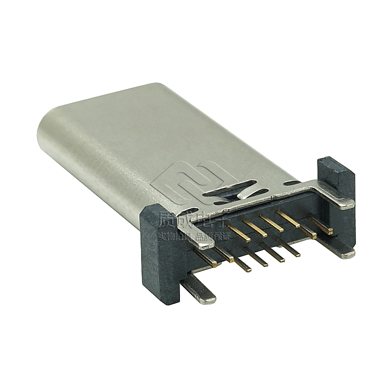 TYPE-C母座16PIN立式SMT H17.5(2)
