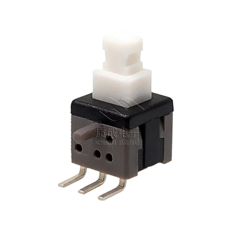 邊三腳高頭帶柱側(cè)插檢測(cè)復(fù)位彎腳無(wú)鎖按鍵開(kāi)關(guān)