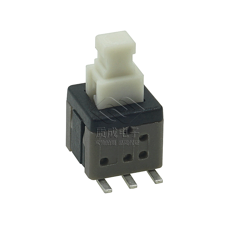 廠家直供耐高溫短腳六腳貼片SMT高頭無鎖按鍵開關(guān)