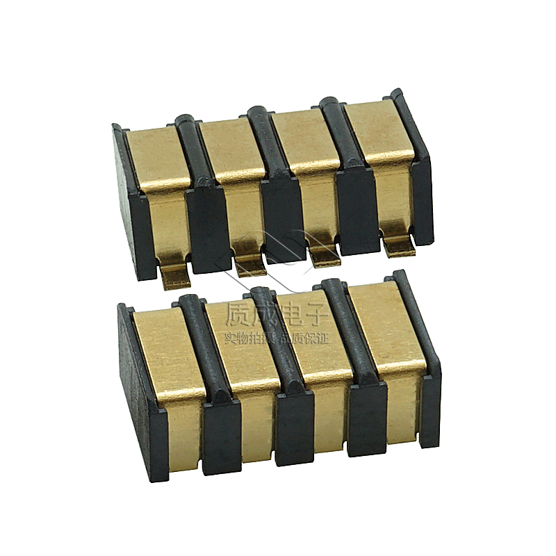 2A電流間距2.5PH塑高3.4H正壓電源彈片電池座