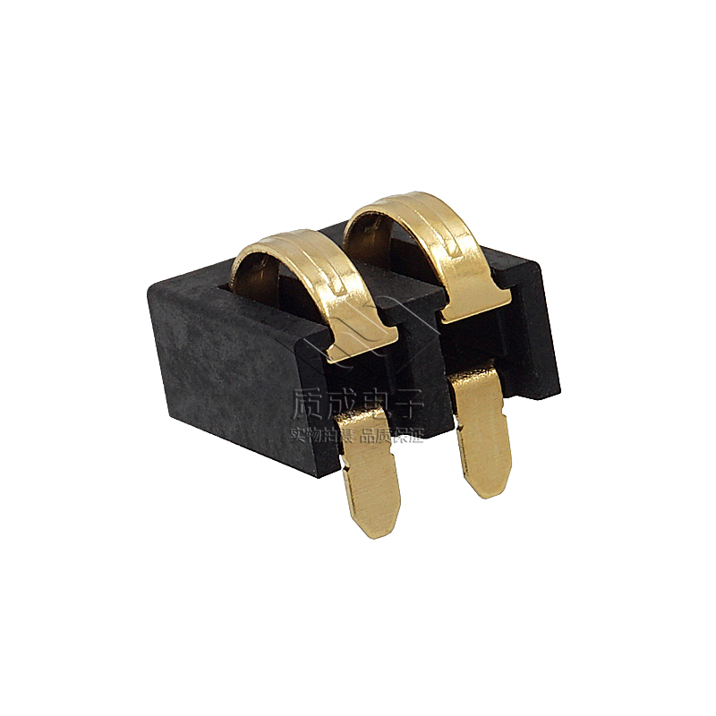 2P圓弧彈片3.5間距5.5高插件帶柱端子連接器