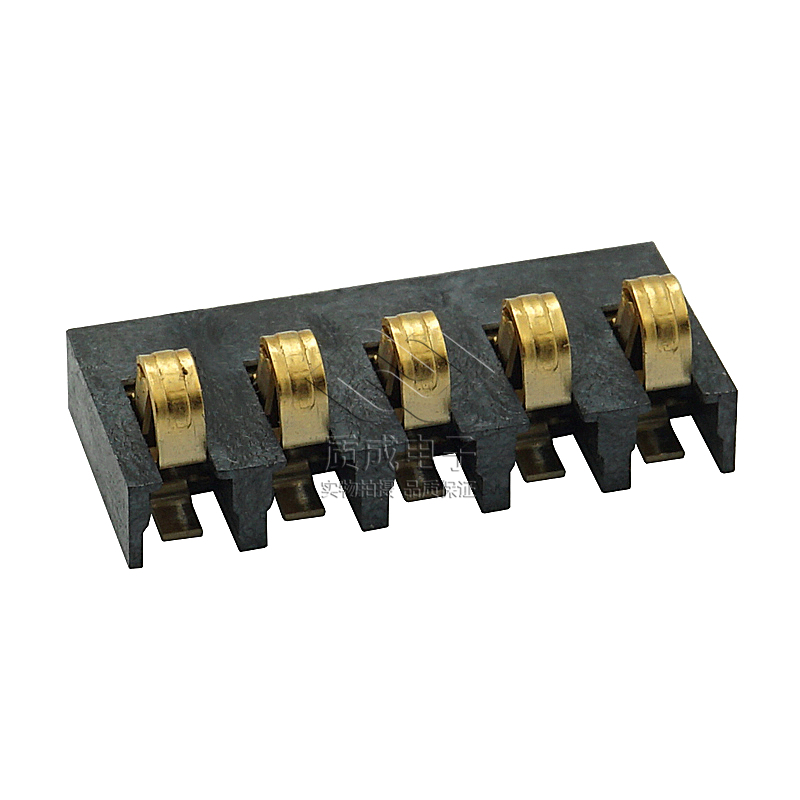 5P電池座高度4.3間距3.0掃描儀彈片電池座