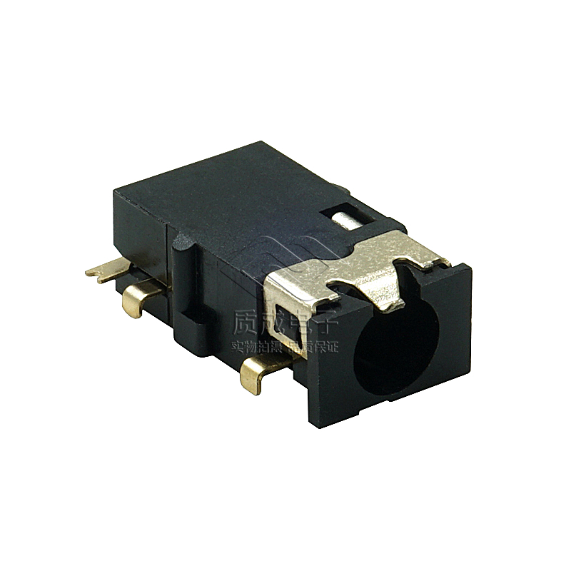 3.5耳機插座PJ399G貼片H3.5沉板1.4無頭6pin四插兩貼鍍金