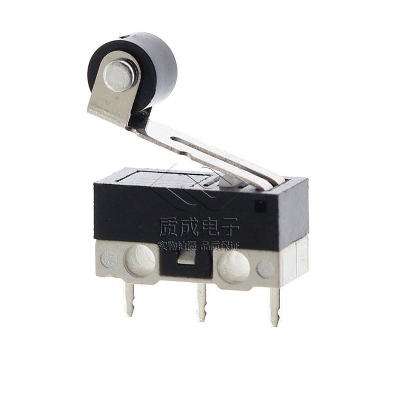 帶滾輪小型微動開關(guān)智能門鎖防撬按壓開關(guān)帶柄 觸碰感應行程開關(guān)