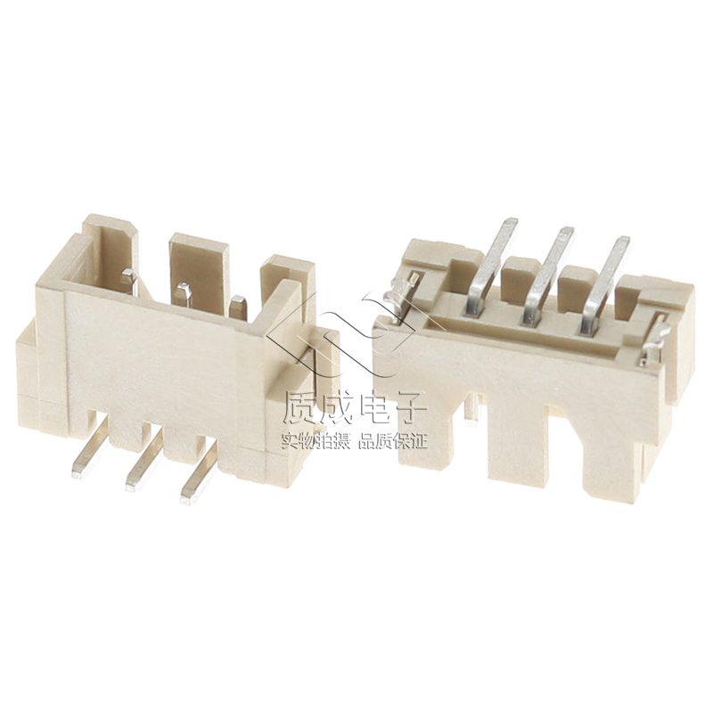 WAFER連接器 2.54間距立貼條形針座連接器接插件3P 立式貼片插座