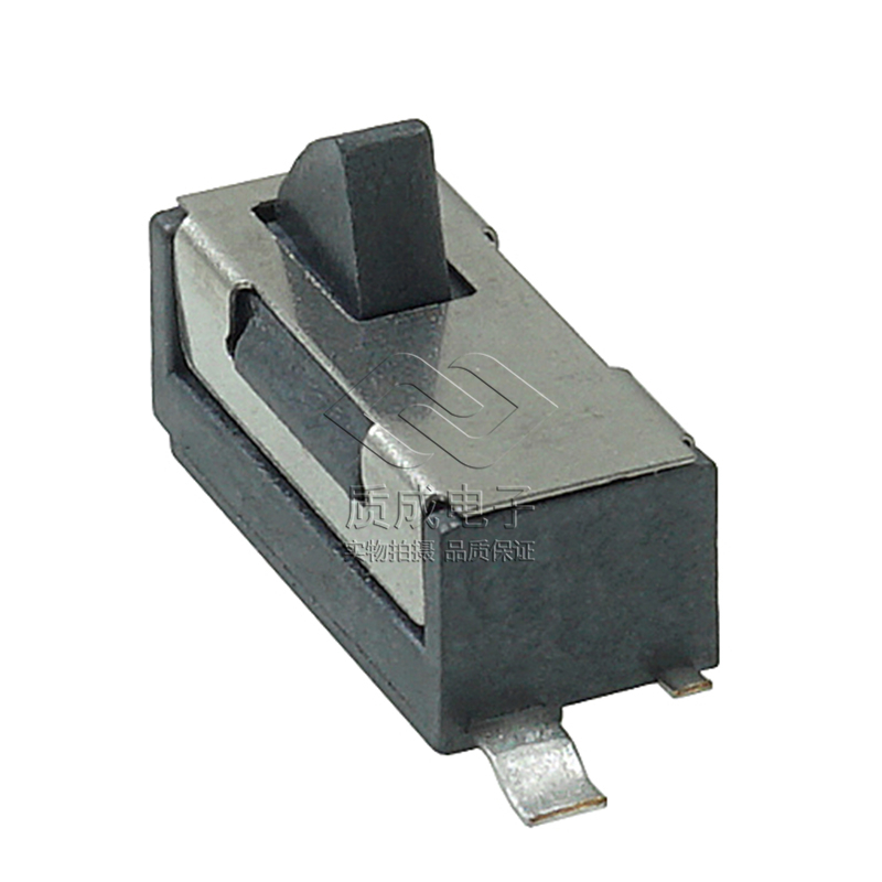 圓柄復位檢測無聲開關單邊定位限位相機復位開關高壽命2腳黑色內彈簧TD-1216SA-01