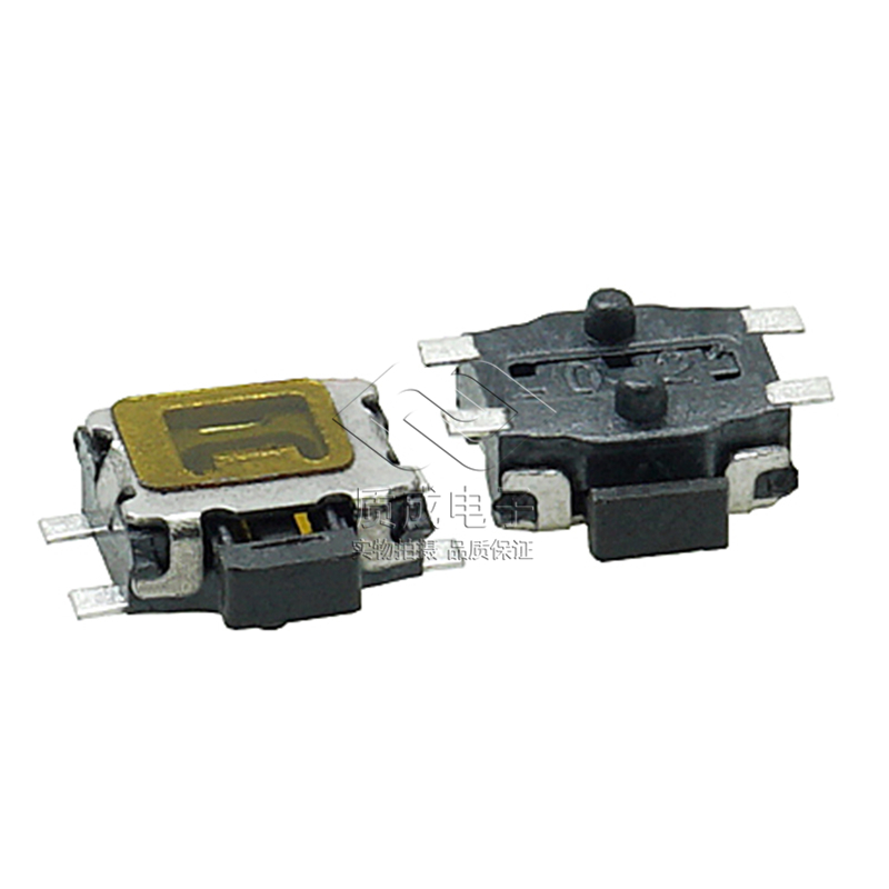 側按帶定位四腳小龜輕觸開關帶防水膜有柱耐高溫 側按行車記錄儀