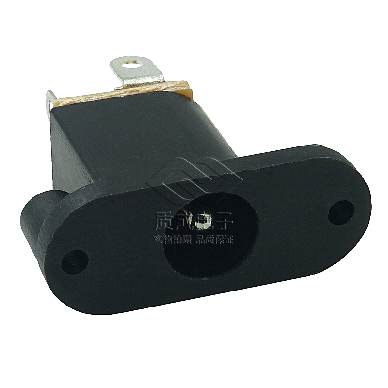 DC-018立式DC電源插座接口三腳帶固定孔 音頻插座充電器